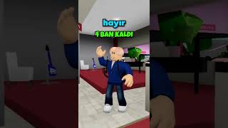 ROBLOXTA ZORBA HERKESİ BANLIYOR ❌ shorts [upl. by God244]