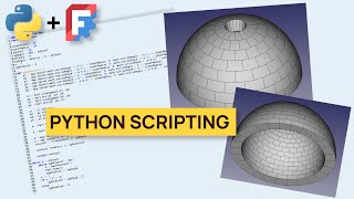 Learn to code in Freecad by modeling this stunning parametric Dome  Python scripting Tutorial [upl. by Modern]