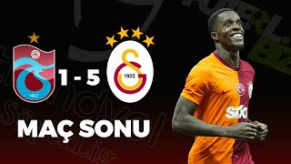 Galatasaray Trabzonspor’u Sahadan Sildi  Trabzonspor 1  5 Galatasaray Maç Sonu [upl. by Aliahkim]