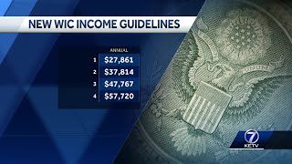 New income guidelines increase number of families who could qualify WIC assistance Nebraska DHHS [upl. by Pirri]