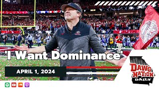 Kirby Smart issues warning to rivals about UGAs plans for dominance  DawgNation Daily [upl. by Ycart]