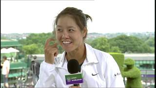 Li Na visits the Live  Wimbledon studio [upl. by Onibas]