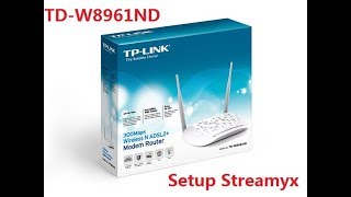 How to setup Streamyx on TP Link TDW8961ND [upl. by Ihab626]