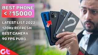 Top 7 Best Phones Under 15000  January 2022  Latest Updated List   GT Hindi [upl. by Aisilef]