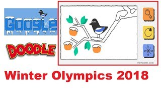 Amazing Google doodle  Winter Olympics 2018 [upl. by Ethbun439]