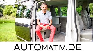 VW Volkswagen T6 California Ocean Blue Edition 2017 im Test  Deep Dive Bulli Camping Bus [upl. by Rednaskela175]