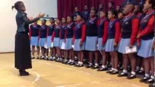 Mhatlane High School Choir 11 [upl. by Lukey]