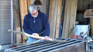 Bob Gursky Carving with an Angle Grinder [upl. by Atilef83]