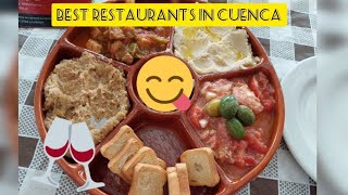 Best Restaurants in CUENCA Spain 🇪🇦Los mejores restaurantes en CUENCA España [upl. by Meurer]