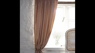 Sewing a simple lined curtain by Debbie Shore [upl. by Crispin]