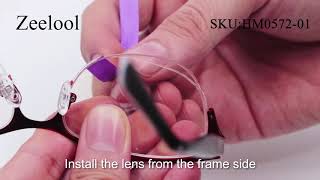 How to replace the lenses in glasses [upl. by Idoux]