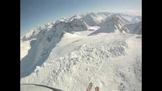 Sölden 2012  Skiabfahrt schwarze Piste 25 [upl. by Mullins]