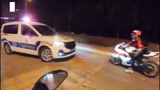 Yamaha R7 ile trafikten men edildim Olaylı bir gün polis kovaladı [upl. by Parsaye]