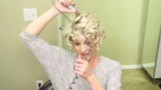 How to Curl Short hair  Curly Hair Youtube Tutorial [upl. by Filbert]