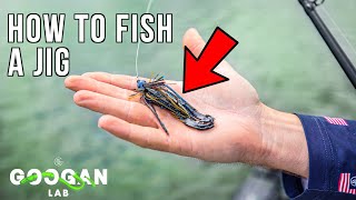 HOW TO FISH A JIG  BASS FISHING BASICS [upl. by Atikehs]