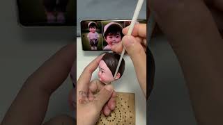 DIY Clay Bobblehead ：Adorable Child Figurine [upl. by Dickinson]