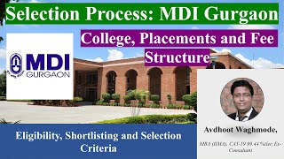 MDI Gurgaon Admission Criteria  Interview Preparation  CAT 2023 Results  Fees and Placements [upl. by Keyes]