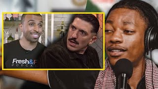 Myron CHALLENGES Andrew Schulz To BOXING Match After Twitter Back amp Forth  Fresh and Fit [upl. by Oicirtap9]