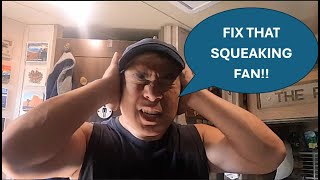 Fixing the Squeak in your MaxxAir MaxxFanFantastic Fan [upl. by Afatsom]