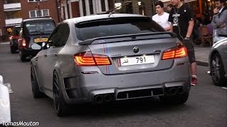 Matte grey BMW M5 F10 Hamann  Sounds of the beast [upl. by Nelleoj]