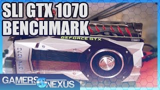 GTX 1070 SLI Benchmark vs GTX 1080 GTX 1070 [upl. by Ahsikam]