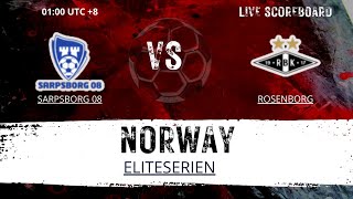 Sarpsborg 08 VS Rosenborg NORWAY Eliteserien LIVESCORE [upl. by Lyndsay]