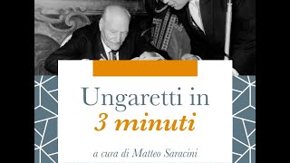 Ungaretti in 3 minuti [upl. by Loralee913]