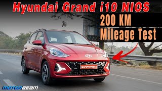 2023 Hyundai Grand i10 NIOS Mileage Test  Goodbye Diesel  MotorBeam [upl. by Yliah]