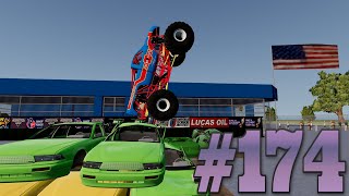 Camshafts BeamNG Drive Monster Truck Compilation 174 [upl. by Ennayt]