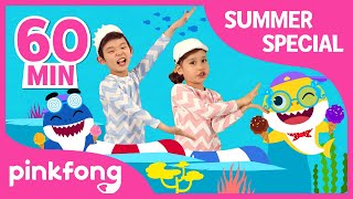 Baby Shark Dance and more  Best Summer Songs  Compilation  Pinkfong Songs for Children [upl. by Branca]