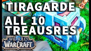 All 10 Treasures of Tiragarde Sound WoW Achievement [upl. by Ruthie]