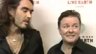 Ricky Gervais And Russell Brand  funniest interview ever [upl. by Navi]