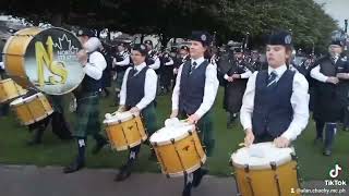 pipe bands Glasgow green 🏴󠁧󠁢󠁳󠁣󠁴󠁿 2024 [upl. by Gayla891]