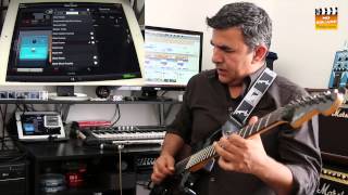 AMPKIT DEMO Guitar amp Bass Iphone Ipad  APOGEE JAM [upl. by Juieta]