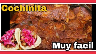 Como hacer COCHINITA PIBIL 🐷 la receta  facil y deliciosa [upl. by Noirod]