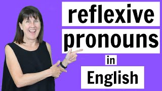 Reflexive Pronouns in English [upl. by Ratna111]