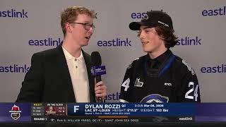 Repêchage 2024  2024 Draft  Entrevue Dylan Rozzi Interview  Sea Dogs [upl. by Dynah]