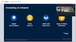 Doing business in Ireland crowe business ireland ірландія taxlaw податки бізнес taxpolicy [upl. by Eiramoj265]