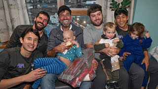 Liverpool Mens Squad Make Annual Christmas Visit to Alder Hey [upl. by Odette530]