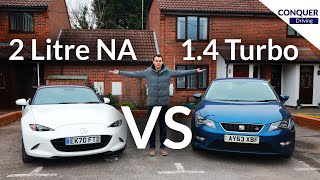 2 litre NA vs 14 Turbo Economy Test [upl. by Llednahc]