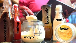 How to Make 7 HOMEMADE CONDIMENTS that are BETTER than Store Bought [upl. by Eical]