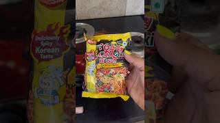 Nissin Geki Hot amp Spicy Korean Noodles Veg Review shorts nissin spicy noodles [upl. by Pomcroy298]