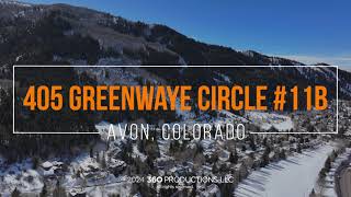 405 Greenwaye Circle 11B EagleVail CO [upl. by Ashley]