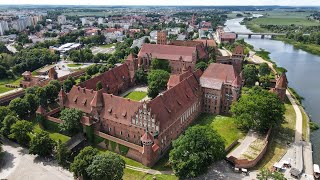 Zamek w MalborkuMalbork Castle Drone Footage 4K [upl. by Mattie614]