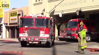 LAFD Response Compilation [upl. by Quartus]