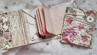 Pocket Folio mit 5 Taschen und Signatur  sehr süß  Idee fürs Junk Journal [upl. by Downs141]