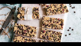 Muesli Bar Recipe  MuesliBars  True Elements [upl. by Gyatt]