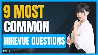 PART1 Discover the 9 most common Hirevue interview questions [upl. by Annoed361]