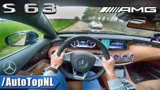 Mercedes Benz S Class Coupe S63 AMG POV Test Drive vs AMG S63 Coupe 2018 by AutoTopNL [upl. by Nemlaz]