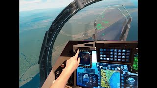 DCS Augmented Reality AR Demo in OpenXR using Quest 3 Passthrough and VirtualDesktop [upl. by Jared]